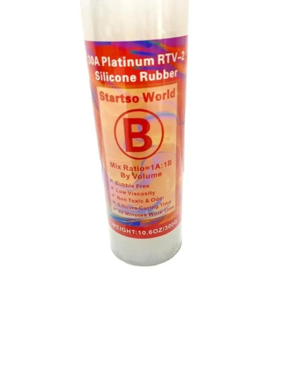 Startso Platinum RTV Silicone Rubber 30A Low Viscosity Bubble Free Sealant